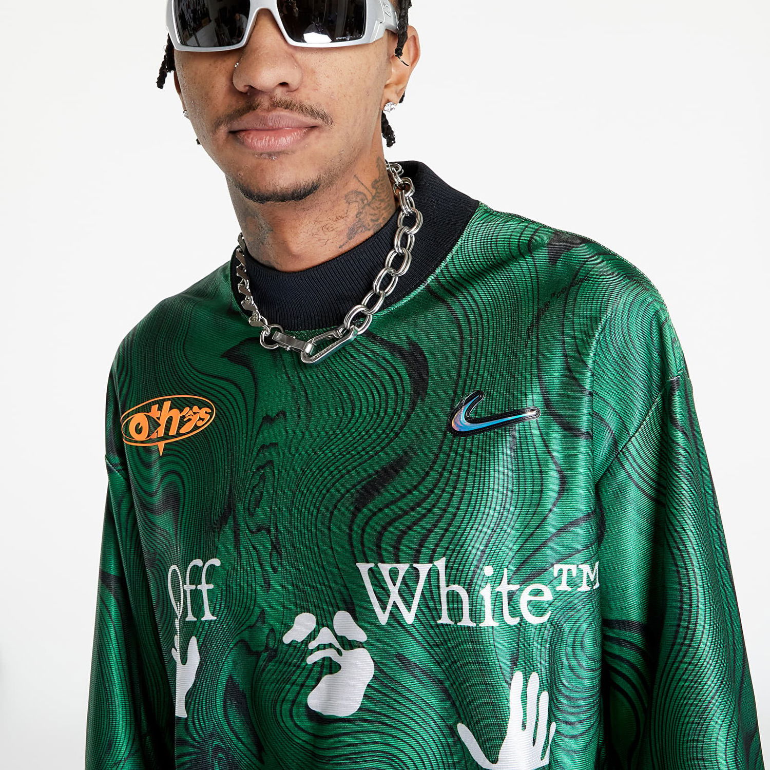 Яке Nike x Off-White All-Over Print Зелено | FQ0997-389, 1