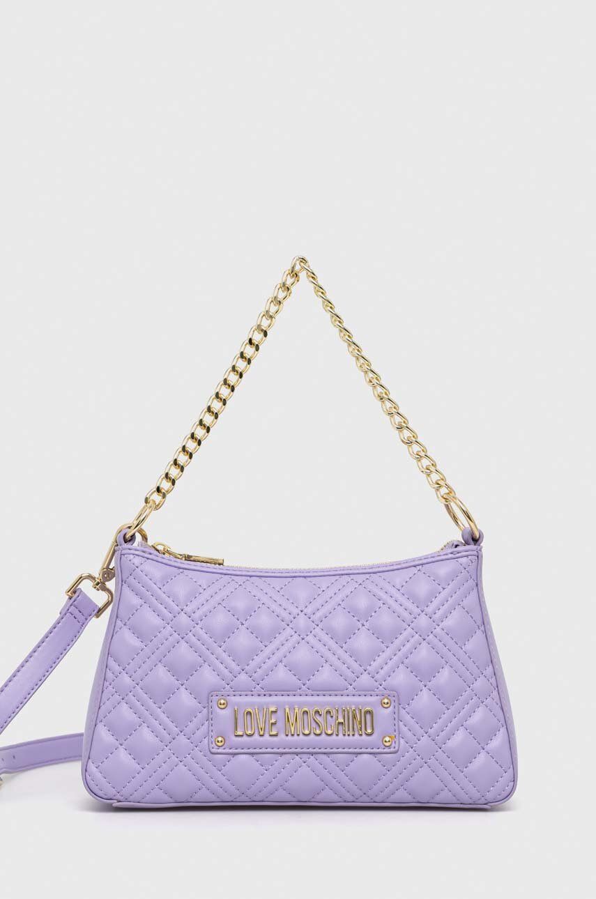 Дамска чанта Moschino Love Handbag Лилаво | JC4135PP0GLA0651, 0
