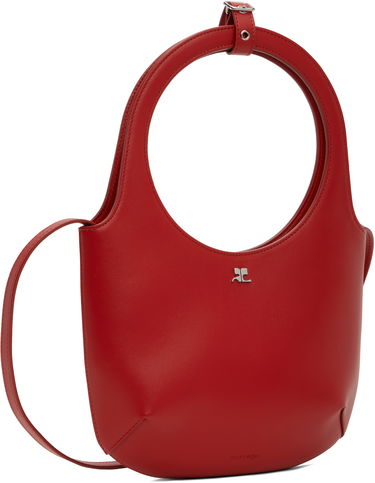 Дамска чанта Courrèges Courrèges Holy Leather Shoulder Bag Червено | 224GSA102CR0065, 1