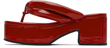 Pокля Dries Van Noten Dries Van Noten Platform Sandals Червено | WS251-1544-189, 2