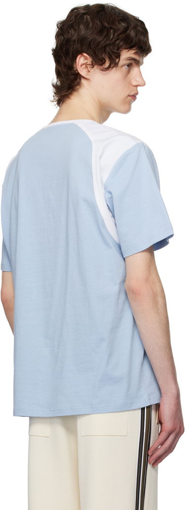 Тениска Wales Bonner Wales Bonner Dub T-Shirt Синьо | MS25JE07-JE01-400 T-SHIRT JERSEY, 2