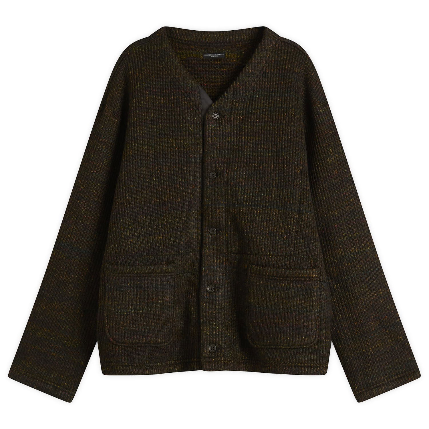 Пуловер Engineered Garments Nep Knit Cardigan Многоцветен | 25F1B030-PS016, 1