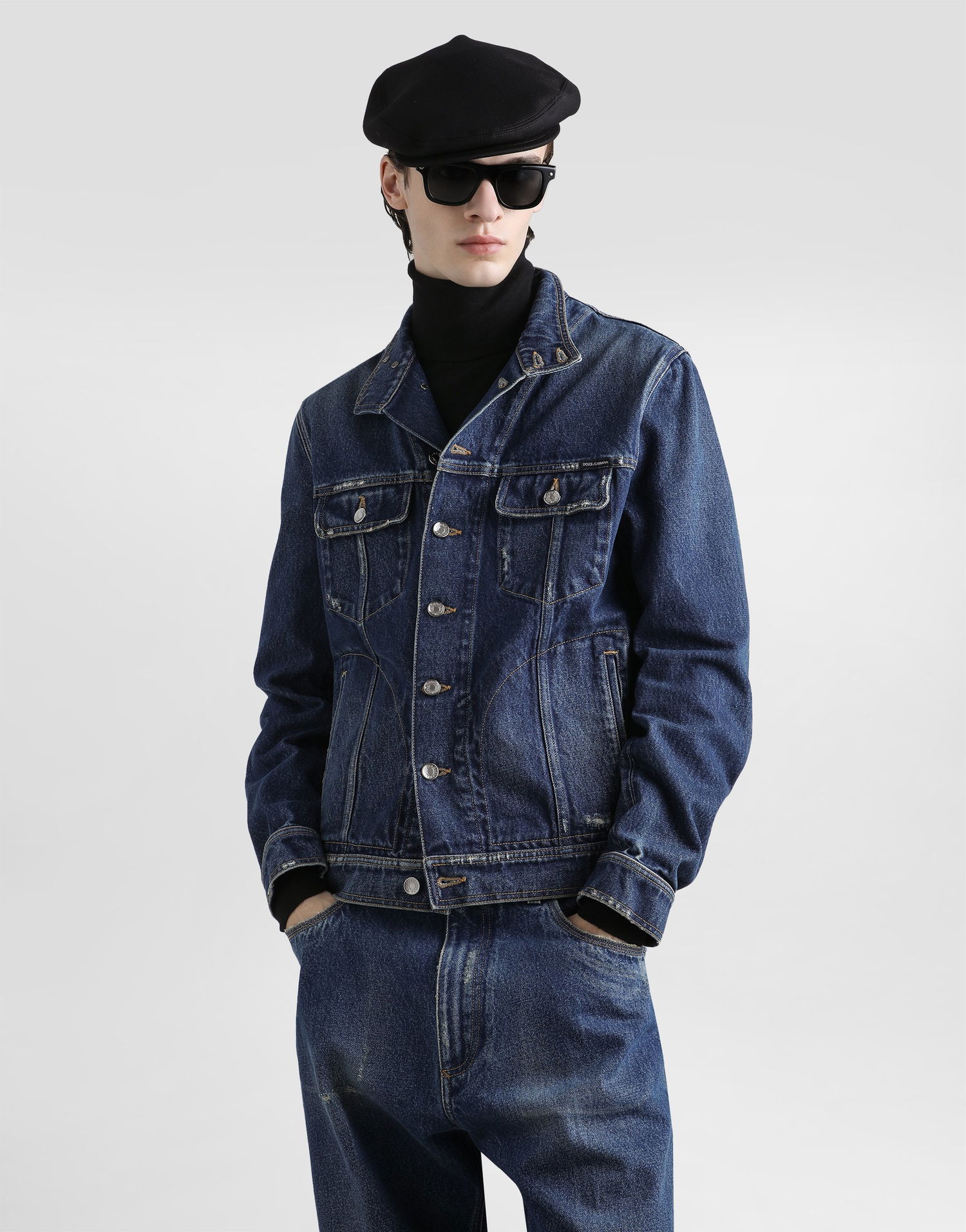 Яке Dolce & Gabbana Dolce & Gabbana Denim Jacket Синьо | G9BRQDG8NH3S9001, 1