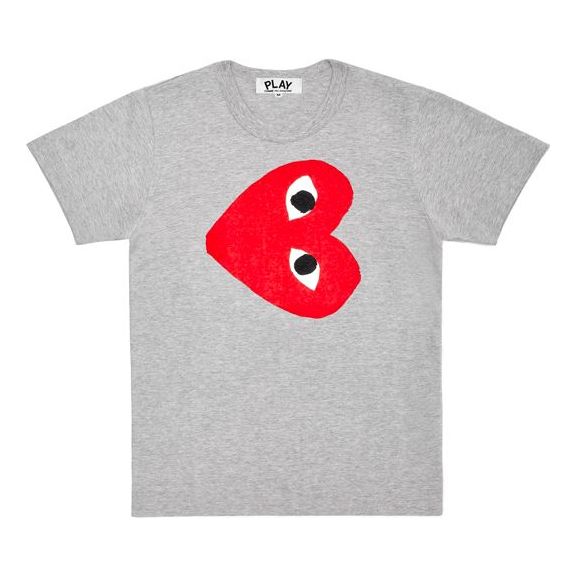 Тениска Comme des Garçons PLAY Side Logo Tee Сиво | AZ-T263-051