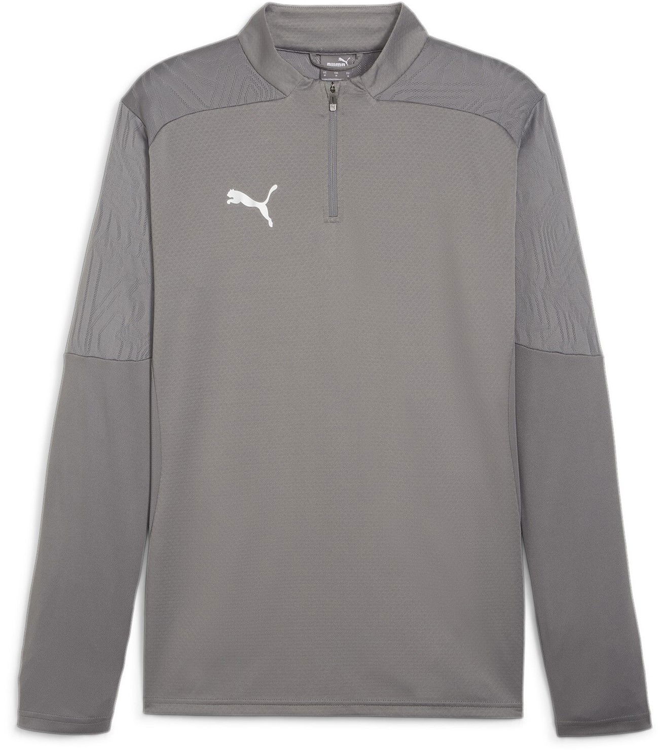 Тениска Puma teamFINAL Training 1/4 Zip Top Сиво | 658551-13, 0