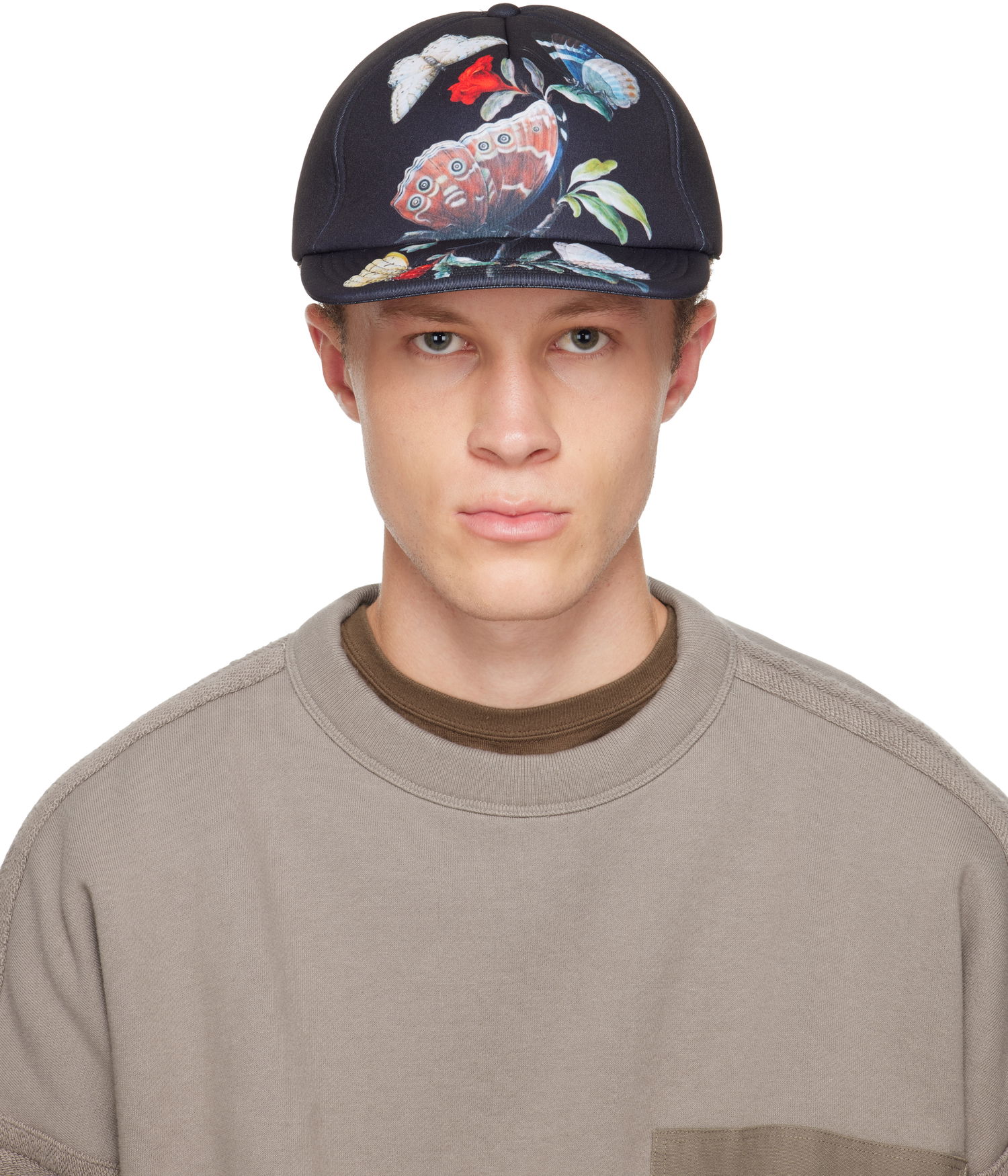 Шапка с козирка UNDERCOVER Butterfly & Floral Print Cap Многоцветен | UC2E4H04-1, 0