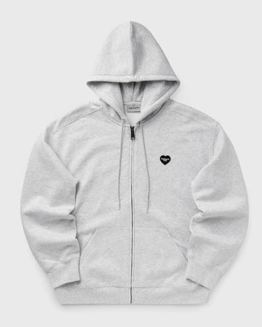 Суитчър Carhartt WIP Heart II Hartt Zip-Up Hoodie Сиво | I035176-482.XX, 2