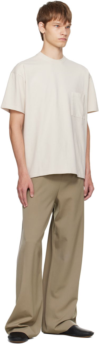 Тениска The Row The Row Niels Pocket T-Shirt Бежово | 1112-K526, 3