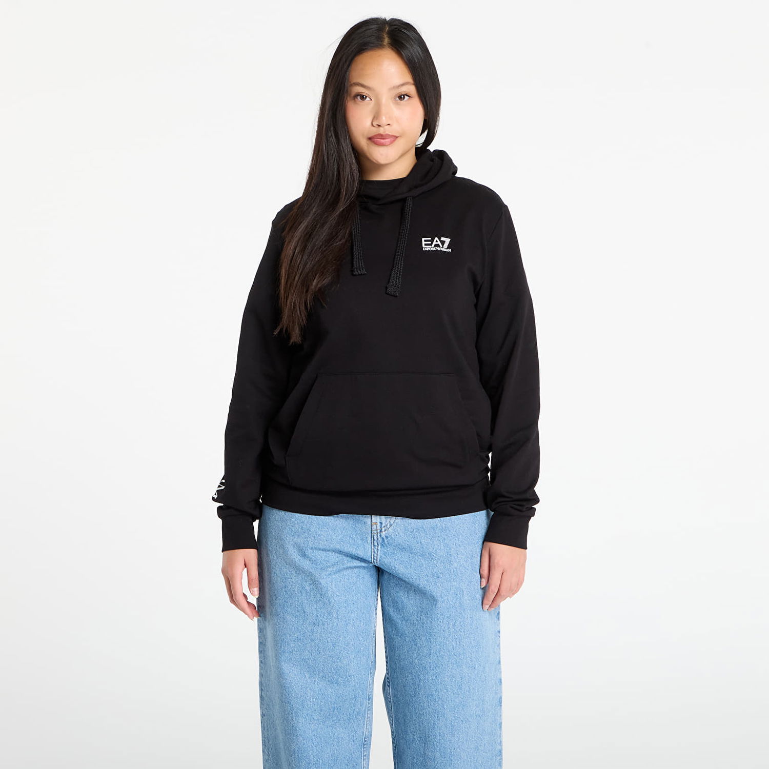Суитчър Emporio Armani EA7 Emporio Armani Train Logo Series Hoodie Черно | 7M000569AF13512MC001, 0