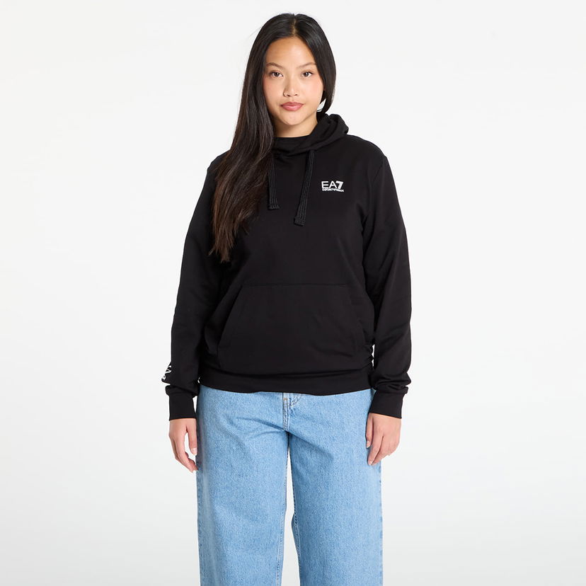 Суитчър Emporio Armani EA7 Emporio Armani Train Logo Series Hoodie Черно | 7M000569AF13512MC001