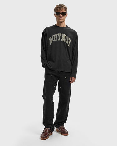 Тениска Honor The Gift WHY NOT Long Sleeve T-Shirt Бежово | HTG250396-SAN, 4