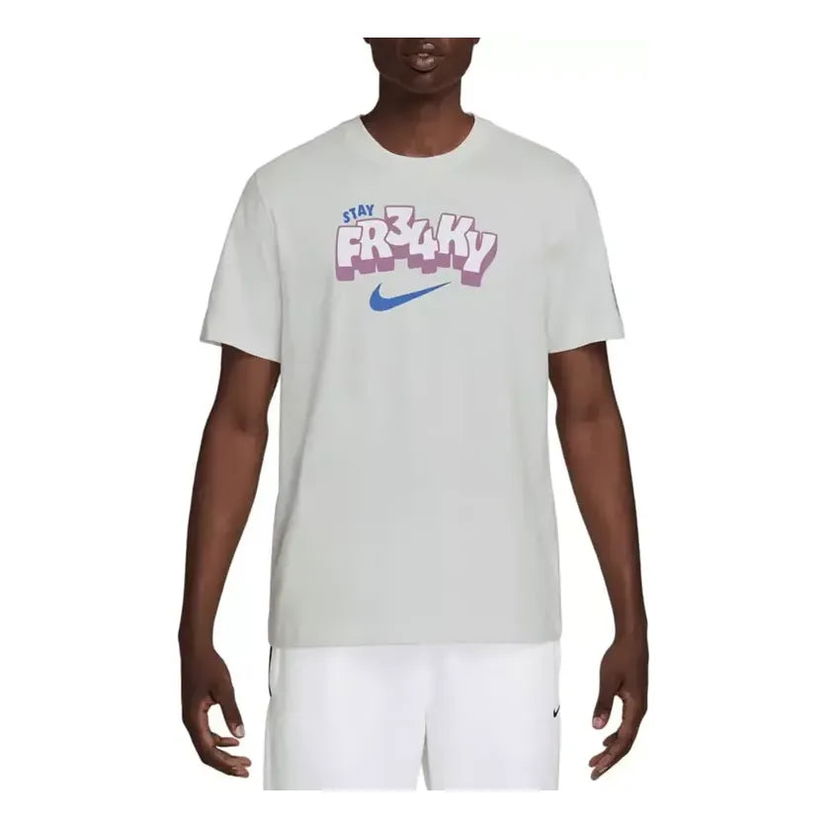 Тениска Nike Giannis Stay Freaky Basketball T-Shirt Бяло | FZ8078-121