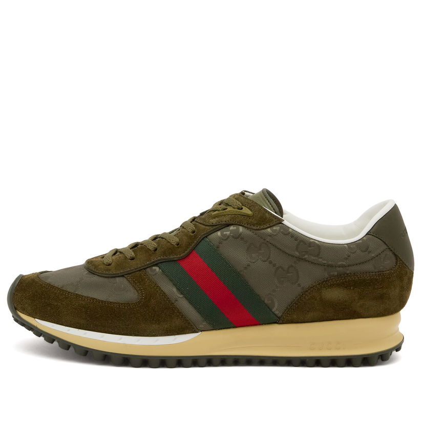 Кецове и обувки Gucci Nora Sneaker Зелено | 832461-AAEW3-3041