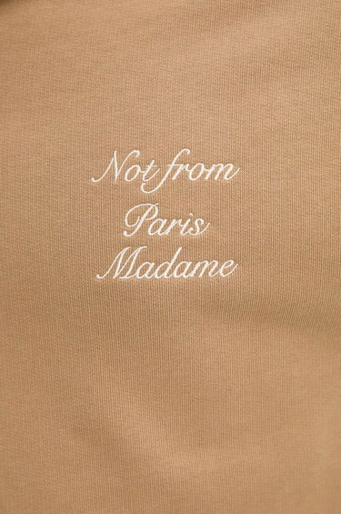 Суитчър Drôle de Monsieur Slogan Calligraphy Hoodie Бежово | E.HO168.CO127.IBN, 4