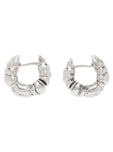 Mini Pleat Hoop Earrings