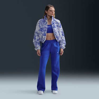 Яке бомбър Nike Loose Fit Jacquard Track Jacket Sportswear Collection Бяло | HF9579-100, 1