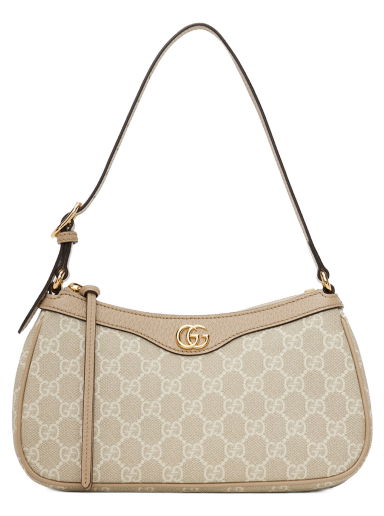 Чанта през рамо Gucci Small Double G Ophidia Shoulder Bag Бежово | 735145 UULBG