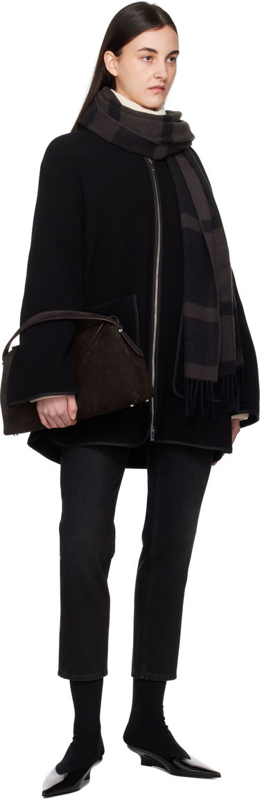 Шал TOTEME TOTEME Monogram Jacquard Wool Scarf Черно | 234-WSASC239-FB0050, 2