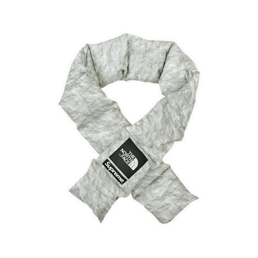 Шал Supreme The North Face x 700-Fill Down Scarf Сиво | FW19892 PAPER PRINT, 0