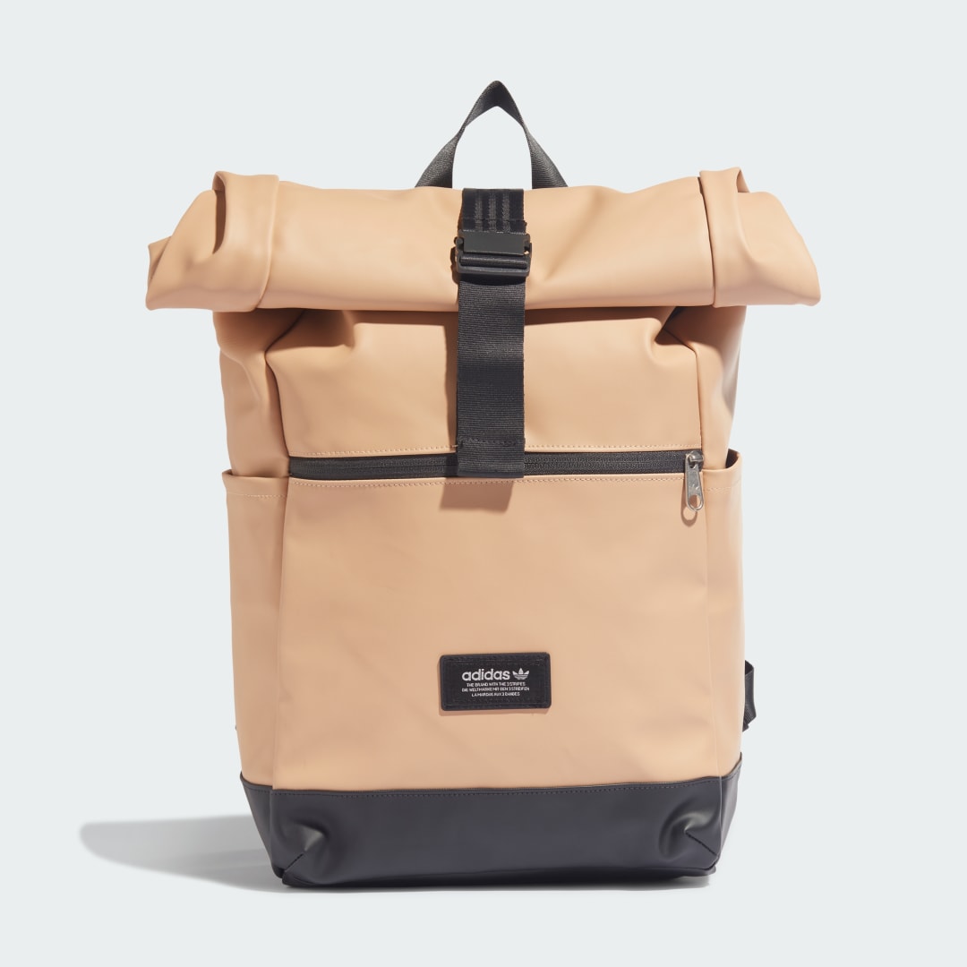 Раница adidas Originals Adicolor Advanced Roll-Top Backpack Бежово | HS2618, 1