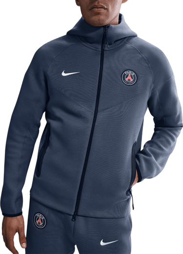 Суитчър Nike PSG Tech Fleece Full-Zip Hoodie Синьо | hj6432-491, 0