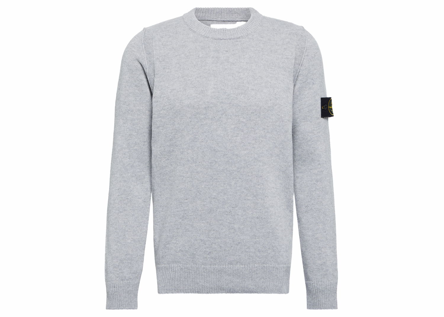 Пуловер Stone Island Logo Patch Knitted Sweater Сиво | 7915526A1 V0062, 0