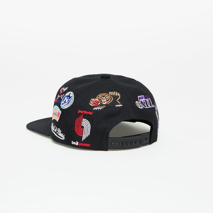 Шапка с козирка Mitchell & Ness NBA All Over Conference Deadstock Hwc NBA West Черно | HMUS5137-WESYYPPPBLCK, 1