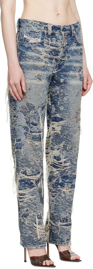 Дънки Diesel Diesel 1988 D-Ark Regular Fit Distressed Jeans Синьо | A19193 09M04, 1