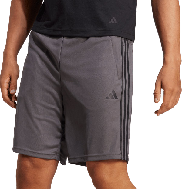 Къси панталони adidas Originals Essentials Piqué 3-Stripes Shorts Сиво | ib8245, 0