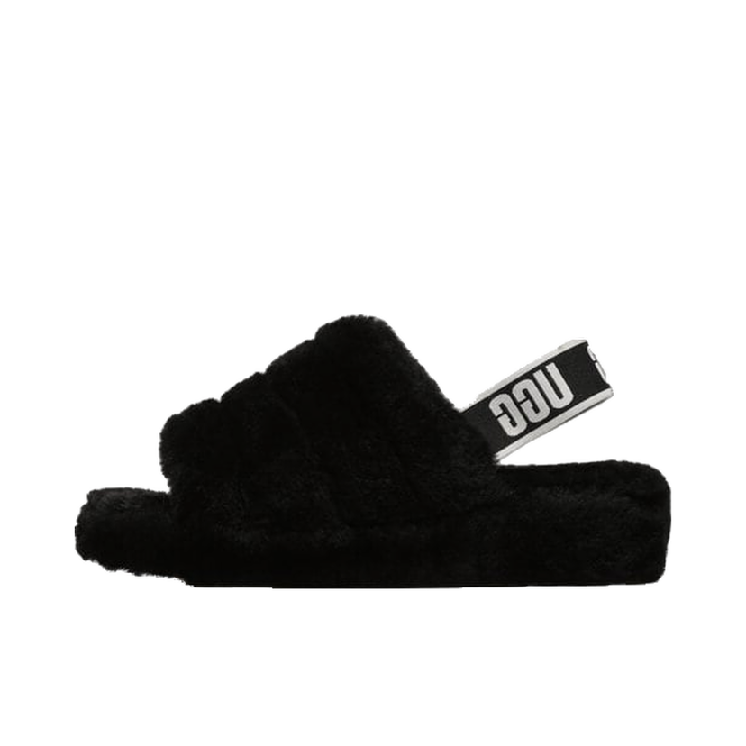 Кецове и обувки UGG Fluff Yeah Черно | 1095119-BLACK