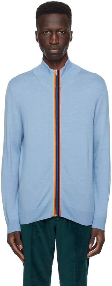 Пуловер Paul Smith Paul Smith Zip Cardigan Синьо | M1R-774T-L02094-41, 0