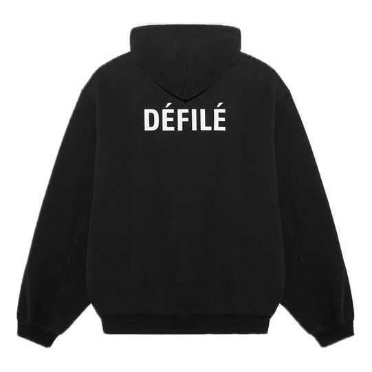 Суитчър Balenciaga Balenciaga Fleece Sports Hoodie Черно | 641529TJVE51000