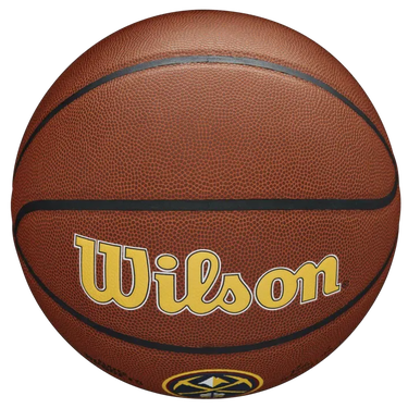 Спортна екипировка Wilson Tennis NBA Team Alliance Denver Nuggets Basketball Кафяво | wtb3100xbden, 4