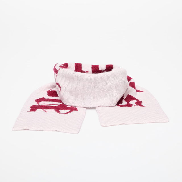 Palm Angels Kids Logo Knit Scarf