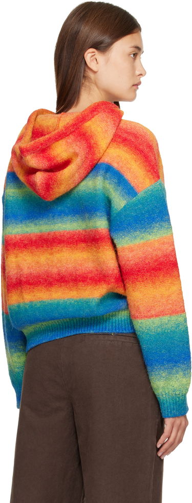 Суитчър Andersson Bell Full-Zip Striped Knit Hoodie with ADSB Embroidery Многоцветен | atb1390u, 2