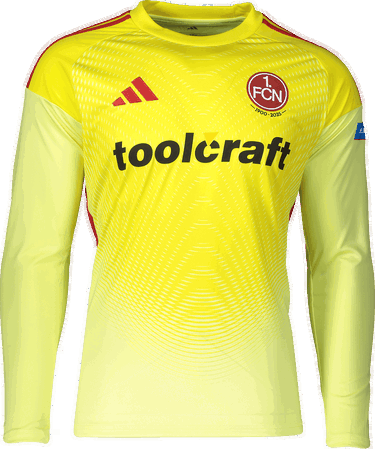Фланелка adidas Originals 1. FC Nürnberg Goalkeeper 2025/26 Jersey Жълто | 6fcnjn2020, 0