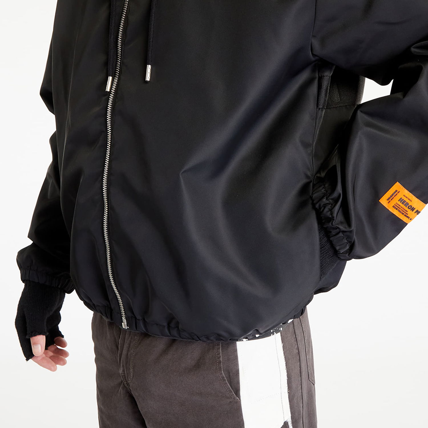 Ветровка HERON PRESTON Ex-Ray HP Nylon Windbreaker Черно | HMEB014F23FAB0011001, 1