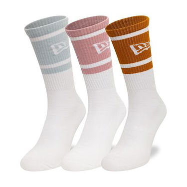 Чорапи New Era New Era Stripe Crew 3-Pack Socks Многоцветен | 60595132, 3
