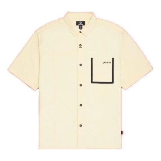 Риза Converse Jack Purcell Men's Casual Button-Down Shirt Жълто | 10022788-A02