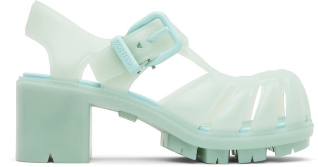 Bottega Veneta Gertie Fisherman Heeled Sandals