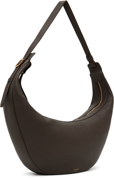 Чанта през рамо Khaite KHAITE Augustina Leather Shoulder Bag Кафяво | H6014-914, 1