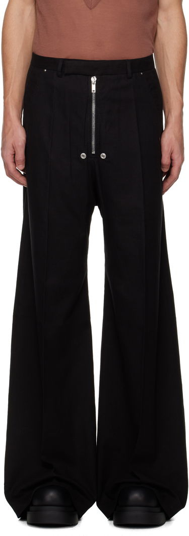 Панталони Rick Owens Concordians Tailored Wide Bela Trousers Черно | RU02E1354 FLW, 0