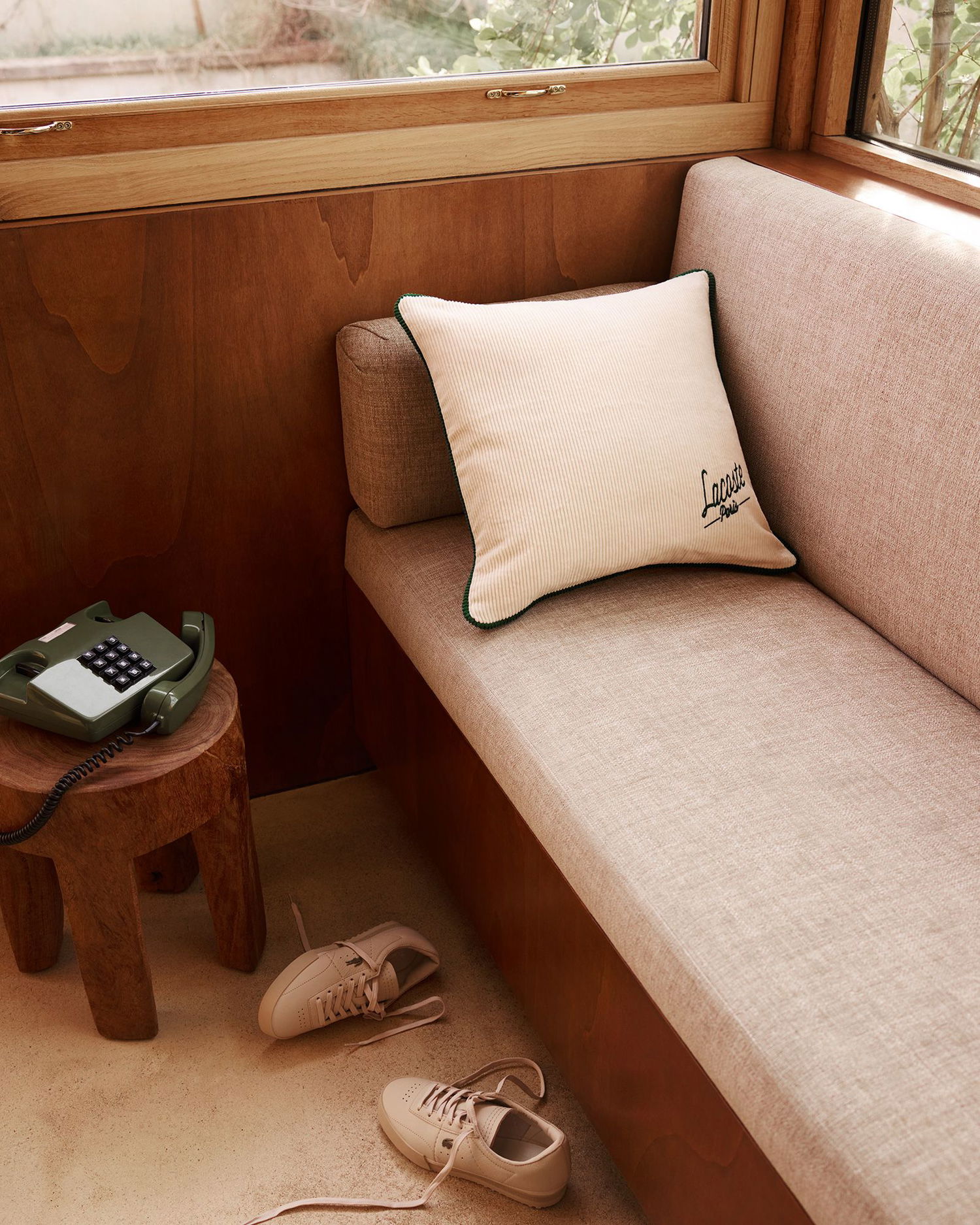 Домашен декор Lacoste Lacoste Velvet Cushion Бяло | 1059170, 1