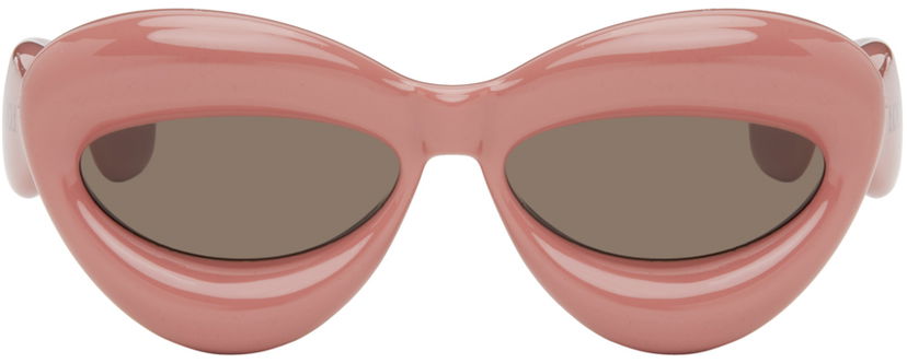 Слънчеви очила Loewe Pink Inflated Sunglasses Розово | LW40097I