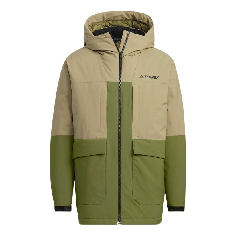 Парка adidas Performance Men's  Terrex Insulated Outdoor Jacket Зелено | HN2010