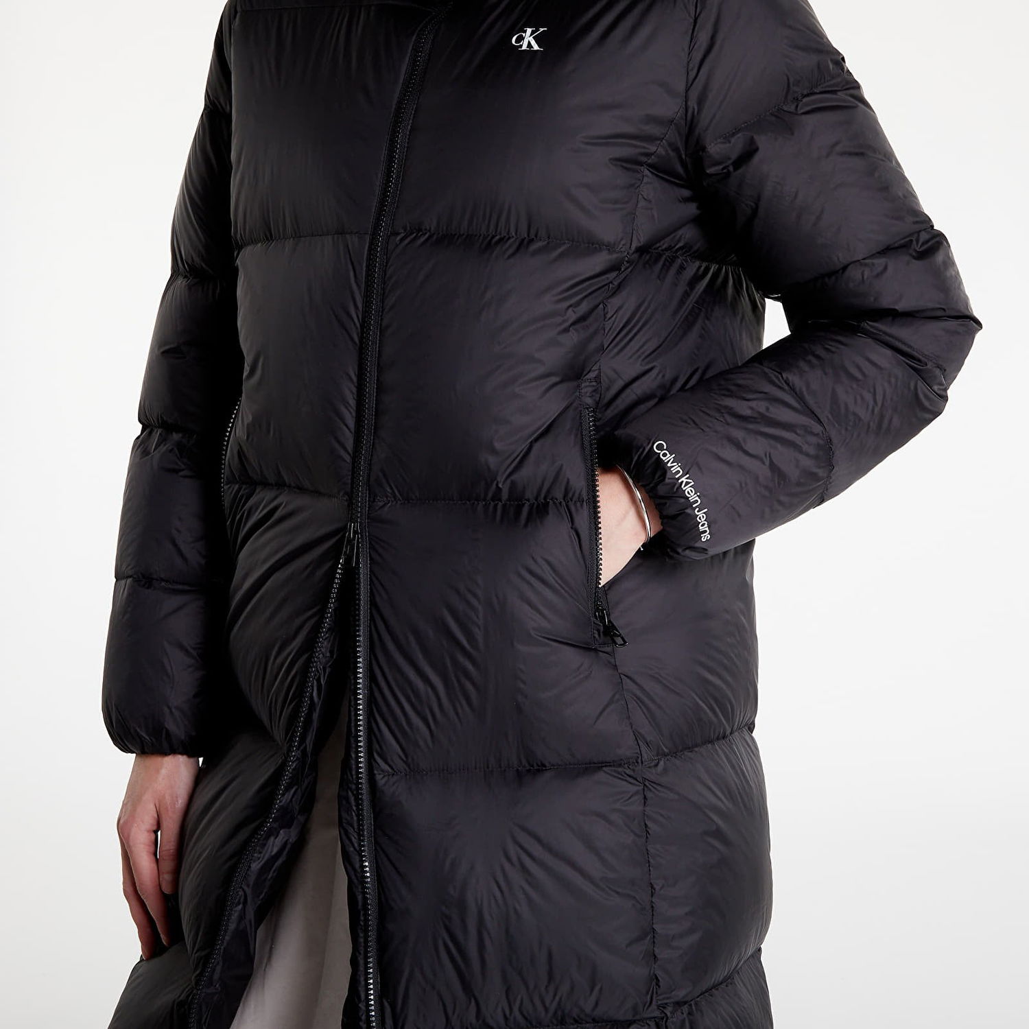 Пухо яке CALVIN KLEIN Ck Mw Down Coat Long Puffer Черно | J20J219820 BEH, 1