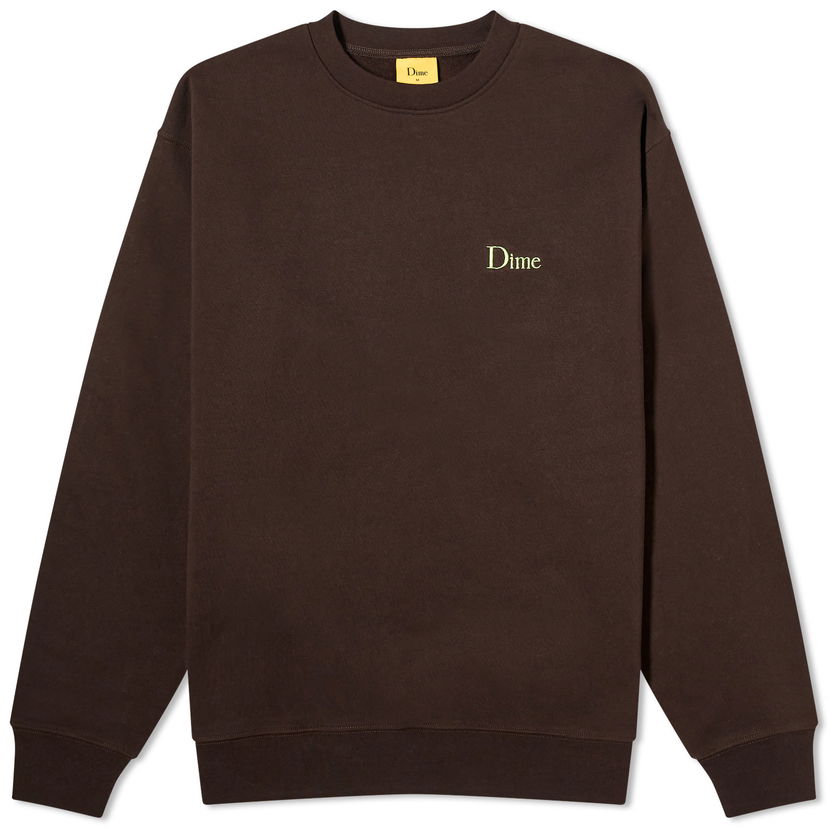 Пуловер Dime Classic Small Logo Sweat Кафяво | DIMESP2412BRW