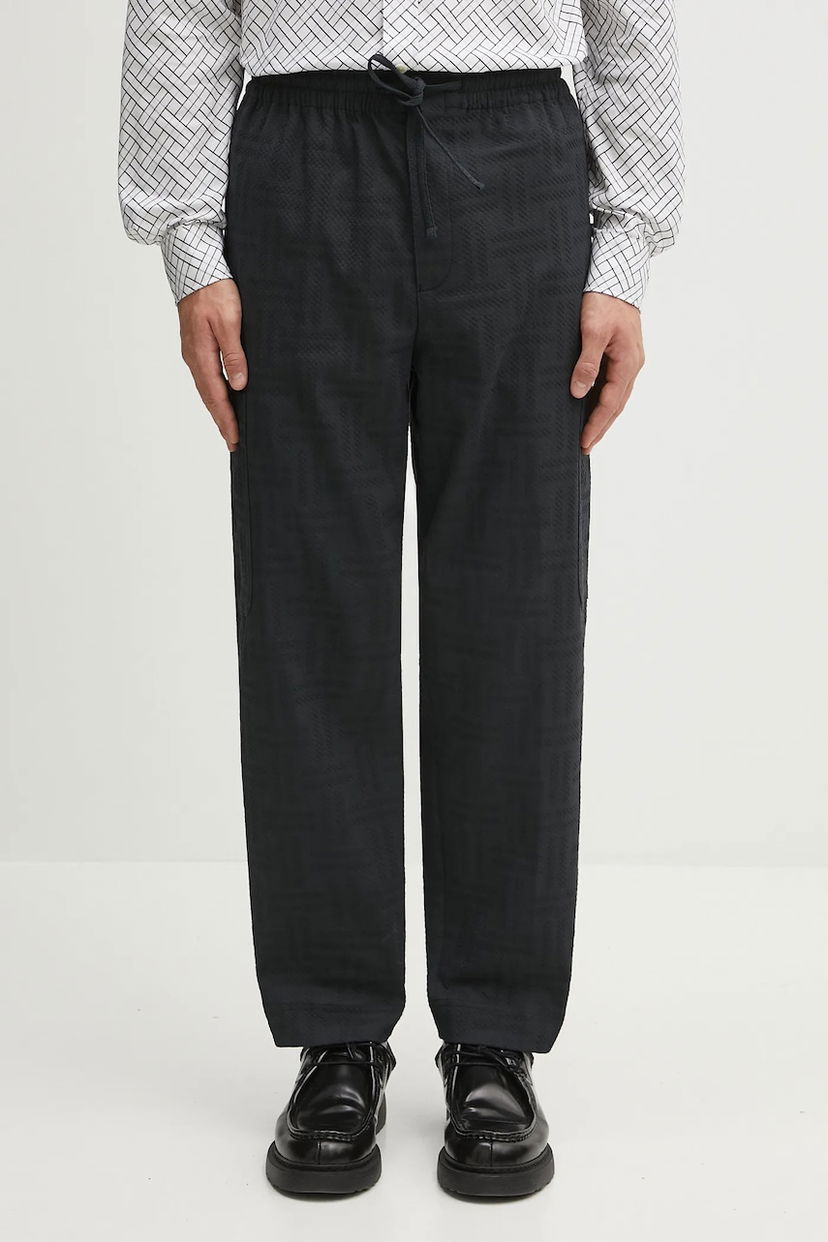 Карго панталони KENZO Weave Cargo Jogpant Черно | FF65PA5019JF