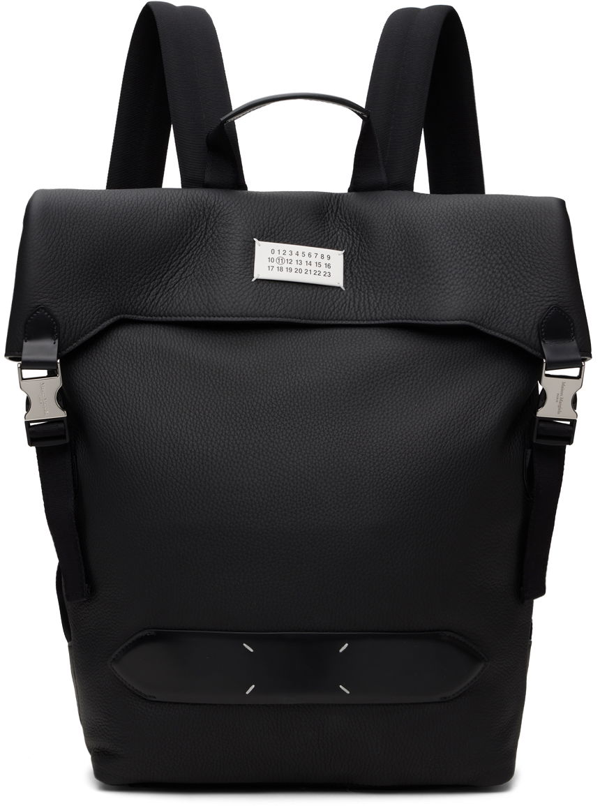 Раница Maison Margiela Soft 5AC Flap Backpack Черно | SB1WA0010 P4746, 0