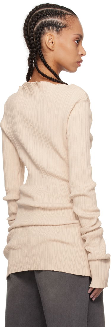 Пуловер Entire Studios Entire Studios Arches Ribbed Knit Sweater Бежово | ES2716BU, 2